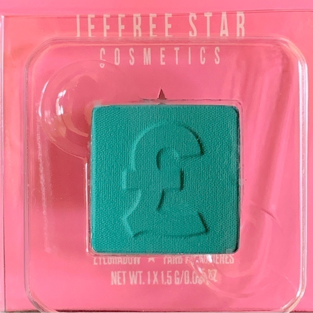 Jeffree Star Artistry Singles Eyeshadow in Heavy Weighted NEW Turquoise Green